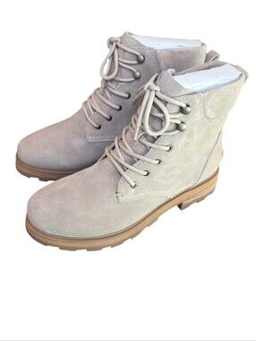 Sperry Tahoe Taupe Suede Lace-Up Ankle Boots